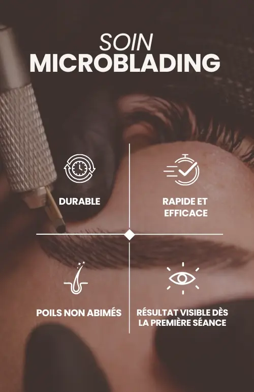 Sourcil naturel fait au microblading - clinic 26